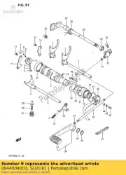 Here you can order the spring from Suzuki, with part number 0944004003: