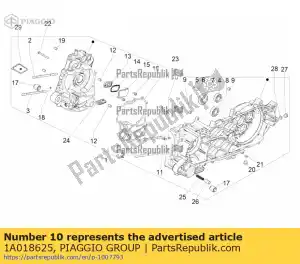 Piaggio Group 1A018625 getto raffreddamento pistone p beverly 400 21 - Onderkant