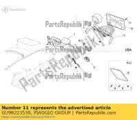 GU98223530, Piaggio Group, parafuso moto-guzzi griso griso v ie stelvio v zgulsu02 zgulze00, zgulzg00, zgulzu01 1100 1200 2001 2002 2003 2005 2007 2008 2009 2011 2016 2017, Novo