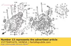 Aqui você pode pedir o nenhuma descrição disponível no momento em Honda , com o número da peça 15775HP1670: