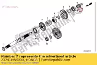 23741MN5000, Honda, retentor, eixo final honda  gl 1500 1800 1988 1989 1990 1991 1992 1993 1994 1995 1996 1997 1998 1999 2000 2001 2002 2003 2004 2005 2006 2007 2008 2009 2010 2012 2013 2017 2018 2019, Novo