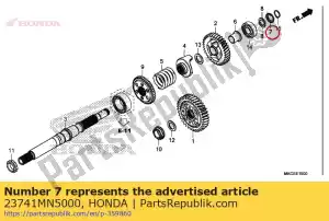 honda 23741MN5000 retainer, final shaft - Bottom side