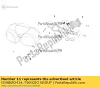 GU98692414, Piaggio Group, ?ruba m8x14 moto-guzzi bellagio mgs stelvio v zgulw100, zgulwuc0  zgulw200;zgulwuc1; zgulw600, zgulw601 zgulwub0 zgulwub1 zgulwub2 zgulwue0 zgulze00, zgulzg00, zgulzu01 750 940 1200 2004 2007 2008 2009 2011 2015 2016 2017, Nowy