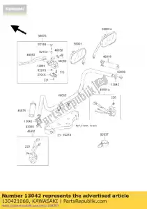 kawasaki 130421068 waga, uchwyt vn1500-a2 - Dół