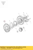 T1220003, Triumph, rozrusznik ko?a z?batego i sprag triumph tiger explorer tiger explorer xc trophy 1215 trophy 1215 se 1215 2012 2013 2014 2015 2016, Nowy