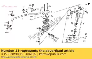 honda 43530MV9006 rod comp., push - Bottom side