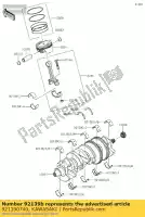 921390740, Kawasaki, bucha, manivela, nº 1 e nº 3 e nº 5, b kawasaki zzr abs 1400, Novo