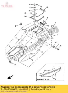 yamaha 916902501600 spillo, molla - Il fondo