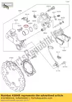 430480018, Kawasaki, piston-caliper zx1000jbf kawasaki  zx 600 636 1000 2011 2012 2013 2014 2015 2016 2017 2018 2019 2020 2021, New