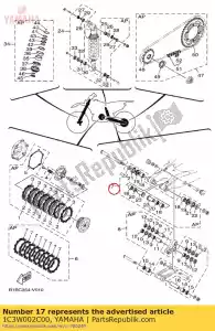 yamaha 1C3W002C00 kit de roulement de pivot de bras oscillant - La partie au fond