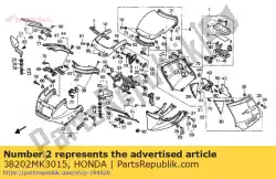 Qui puoi ordinare fusibile di copertura da Honda , con numero parte 38202MK3015: