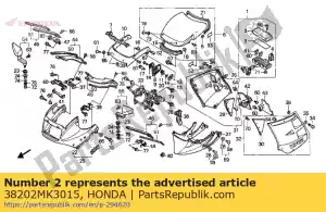 Honda 38202MK3015 zekering afdekken - Onderkant