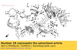 Tutaj możesz zamówić nakr? Tka, ustawienie os? Ony, 5mm od Honda , z numerem części 90111MAB620: