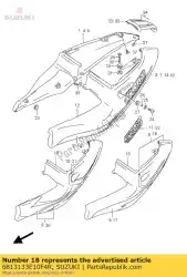 Here you can order the emblem,frame co from Suzuki, with part number 6813133E10F4R: