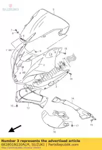 suzuki 6828018G30ALM set di nastri, cowlin - Il fondo