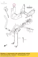 5631105H01291, Suzuki, deksel, handvat fr suzuki an burgman z za  a an400z an400aza an400zza 400 , Nieuw