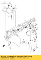 1785229G00, Suzuki, manguera, radiador o suzuki gsx r 600 2004 2005, Nuevo