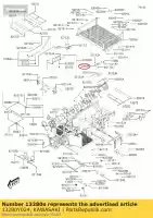 13280Y024, Kawasaki, 01 titolare kawasaki  700 2019 2020 2021, Nuovo