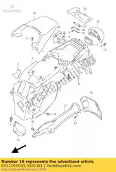 Aqui você pode pedir o pára-choque traseiro em Suzuki , com o número da peça 6311204F00: