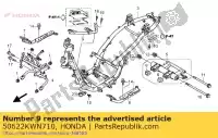50622KWN710, Honda, stay comp,ecu honda ww125ex2 ww125 125 , New