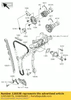 120530079, Kawasaki, prowadnik, rr ksf450b8f kawasaki kfx 450 2008 2009 2010 2011 2012 2013 2014, Nowy