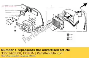 honda 33601428000 washer, rr. winker - Bottom side