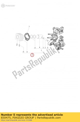 Aprilia 830475, Cylindre avec piston, OEM: Aprilia 830475