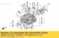 90081KK0000, Honda, parafuso, flange, 10x81 honda xr  r xr250r 250 , Novo