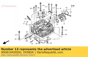 Honda 90081KK0000 ?ruba, ko?nierz, 10x81 - Dół