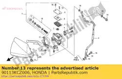 Qui puoi ordinare bullone, perno della leva da Honda , con numero parte 90113KCZ006: