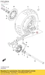 Ici, vous pouvez commander le valve assy, ?? Roue auprès de Suzuki , avec le numéro de pièce 4313039H00: