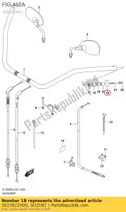 suzuki 5627822H00 balancer,handle - Bottom side