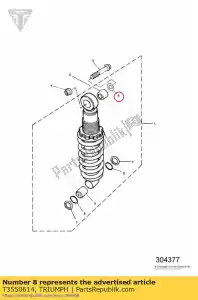 triumph T3550614 rondella, 12x23x2 - Il fondo