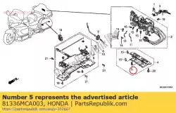 Qui puoi ordinare nessuna descrizione disponibile al momento da Honda , con numero parte 81336MCA003: