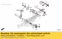 90022MG8000, Honda, perno, spostamento braccio fermo tamburo honda  (d) japan jc61-100 (l) japanese domestic / nc29-100 anf cbf cbr cr crf gl rvf trx vfr vt xr 125 150 250 300 350 400 450 500 600 650 680 700 750 800 1000 1100 1800 1988 1990 1991 1992 1993 1994 1995 1996 1997 1998 1999 2000 2001 2002 2003 2004 2005 , Nuovo