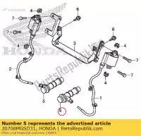 30700MGSD31, Honda, conjunto de tapa, supresor de ruido honda  nc 700 750 2012 2013 2017 2018 2019 2020, Nuevo