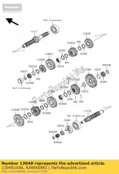 Here you can order the cam-damper vn1500-j1 from Kawasaki, with part number 130481086: