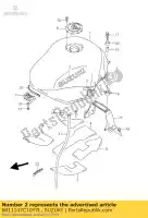 6811147C10Y7L, Suzuki, emblème suzuki gsx  fu f gsxr u1 u2 gsx750f gsx600f 600 750 , Nouveau