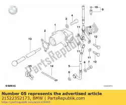 Aqui você pode pedir o cabo de embreagem, cilindro de entrada / saída em BMW , com o número da peça 21522352173: