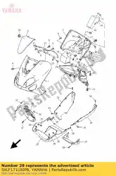 Aqui você pode pedir o toupeira, tampa lateral 1 em Yamaha , com o número da peça 5XLF171L00P8: