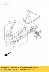 suzuki 9214637H00 coussin, corps co - La partie au fond