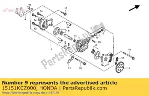 Honda 15151KCZ000 siège, pompe à huile - La partie au fond