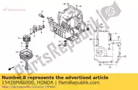 15420MA6000, Honda, boulon comp., centre de filtre à huile honda cb cmx 450 1986 1987 1988, Nouveau