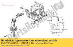 Aquí puede pedir perno comp., centro del filtro de aceite de Honda , con el número de pieza 15420MA6000: