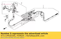 Aqui você pode pedir o titular, superior em Honda , com o número da peça 47111MGED00: