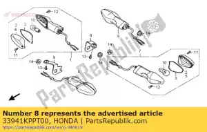 Honda 33941KPPT00 blijf comp., r. winker - Onderkant