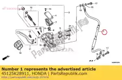 Qui puoi ordinare nessuna descrizione disponibile al momento da Honda , con numero parte 45125K28911: