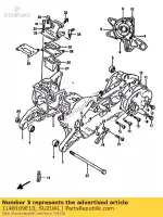 1148109E10, Suzuki, gasket, crankca suzuki ah 50 1992 1994, New