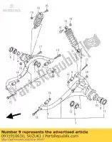 0931910030, Suzuki, cespuglio suzuki lt f 250 300 2000 2001, Nuovo