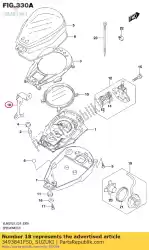 Here you can order the guide,speed sen from Suzuki, with part number 3493841F50: